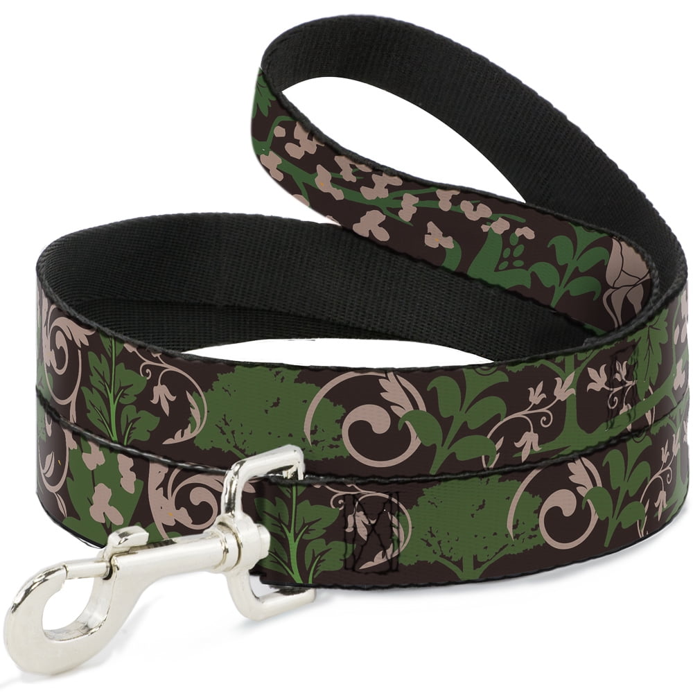 Buckle-Down Pet Leash, Dog Leash, Earthy Brown Green, 6 Feet Long 1.0 Inch Wide