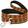 thumbnail image 1 of Buckle-Down Pet Leash, Dog Leash, Four Dot Gradient Brown Yellow Red, 6 Feet Long 1.0 Inch Wide, 1 of 3