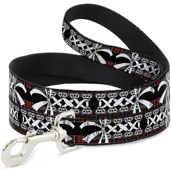 Buckle-Down Pet Leash, Dog Leash, Icons Patterns, 4 Feet Long 1.0 Inch Wide