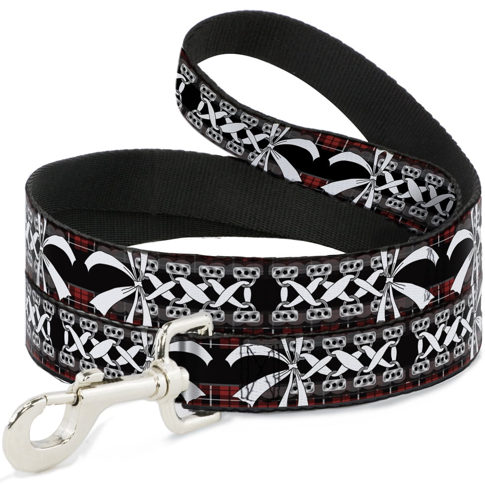 Buckle-Down Pet Leash, Dog Leash, Icons Patterns, 6 Feet Long 1.0 Inch Wide