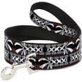 thumbnail image 1 of Buckle-Down Pet Leash, Dog Leash, Icons Patterns, 6 Feet Long 1.0 Inch Wide, 1 of 3