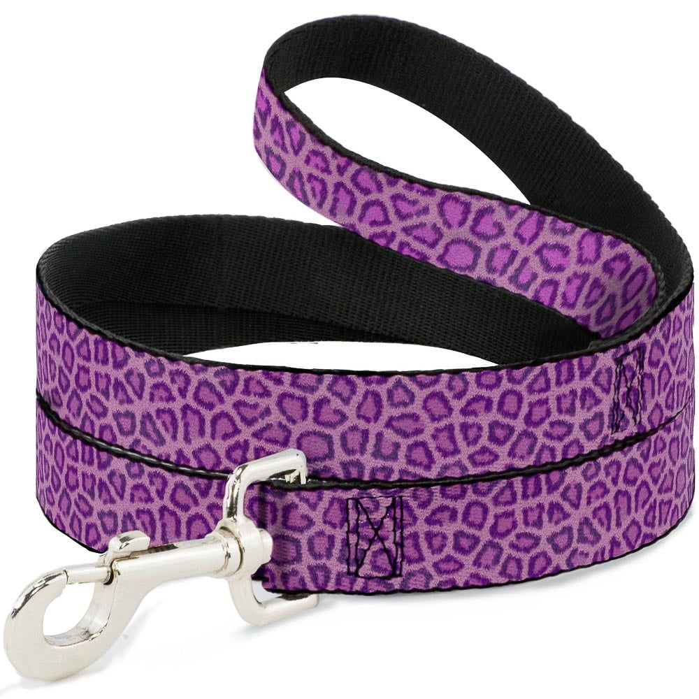 Buckle-Down Pet Leash, Dog Leash, Leopard Baby Pink, 6 Feet Long 1.0 Inch Wide