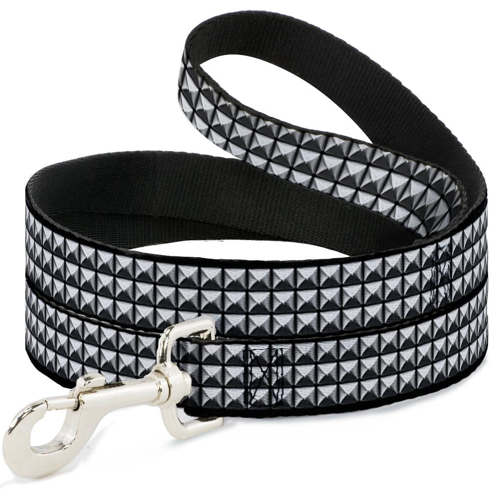 Buckle-Down Pet Leash, Dog Leash, Printed Studs, 6 Feet Long 1.0 Inch Wide