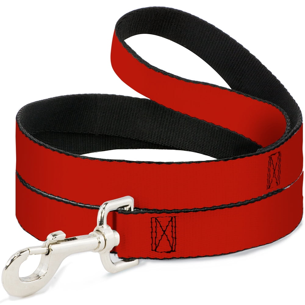 Buckle-Down Pet Leash, Dog Leash, Red Print, 6 Feet Long 1.0 Inch Wide