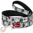 thumbnail image 1 of Buckle-Down Pet Leash, Dog Leash, Zombie Chomp, 4 Feet Long 1.0 Inch Wide, 1 of 3