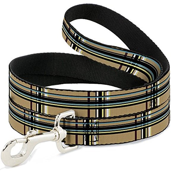 Buckle-Down "Plaid Tan" Dog Leash