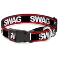 thumbnail image 1 of buckle-down "swagg stripe" martingale dog collar, 1 of 1