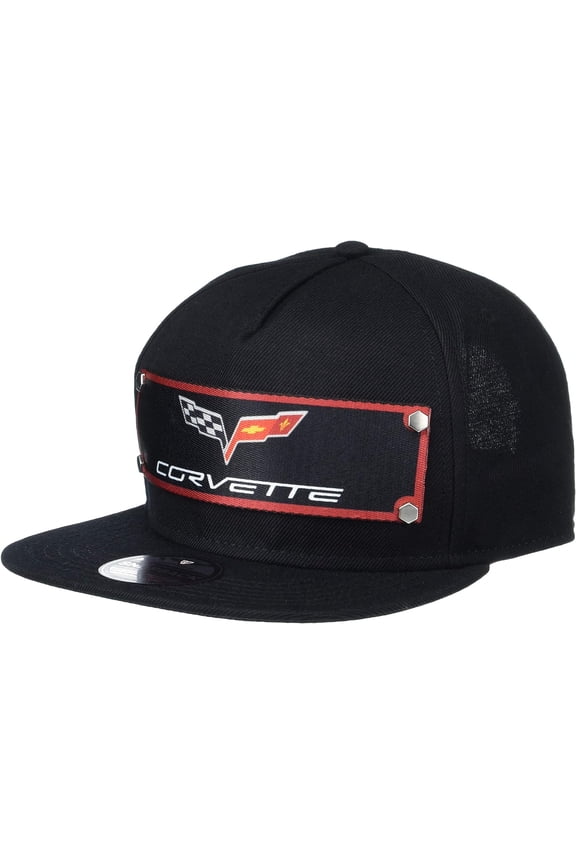 Snapback Hat-C6 Corvette Logo Red/Black/Gray/White One Size Multicolor