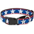 thumbnail image 1 of buckle-down "stars stripes" martingale dog collar, 1 of 1