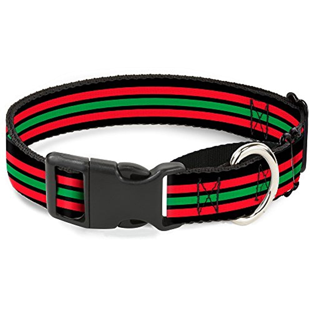 buckle-down "stripe trio" martingale dog collar