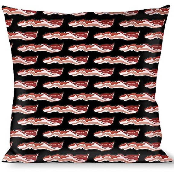 Buckle-Down Throw Pillow - Bacon