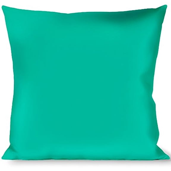 Buckle-Down Throw Pillow - Cross Repeat Leopard Turquoise Pink