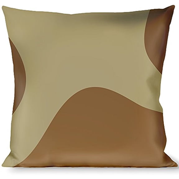 Buckle-Down Throw Pillow - Giraffe Spots Tan Brown