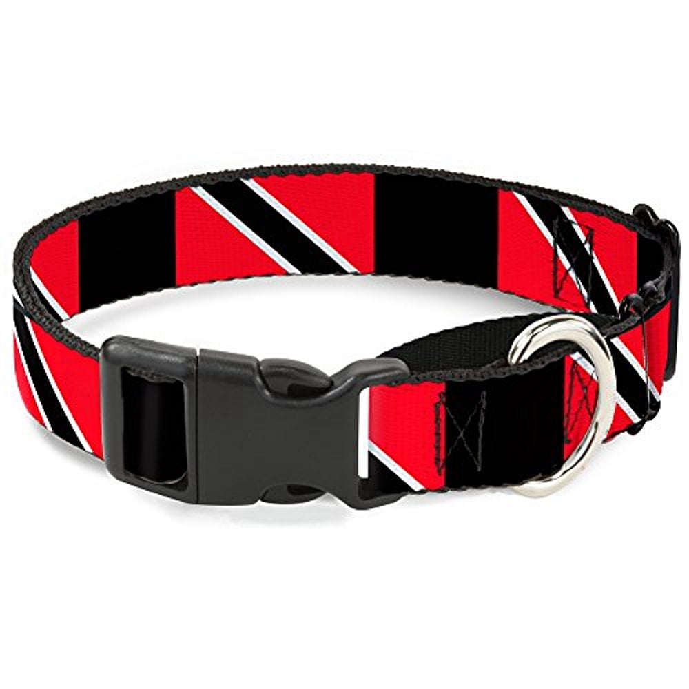 Buckle-Down Trinidad & Tobago Flags Black Block Martingale Dog Collar