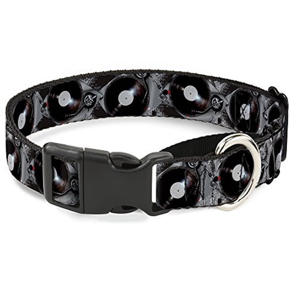 Buckle-Down Turntables Martingale Dog Collar