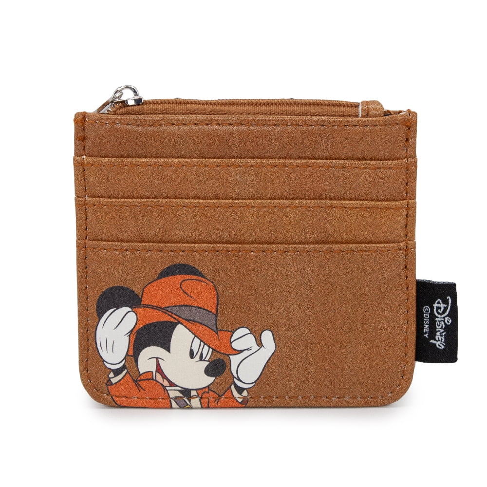 Disney Women's Minnie Mouse Zip Around Wallet All-Over Character Print Wristlet