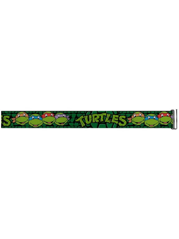 tmnt cartoon tv series turtle faces close-up logo cinch waist belts