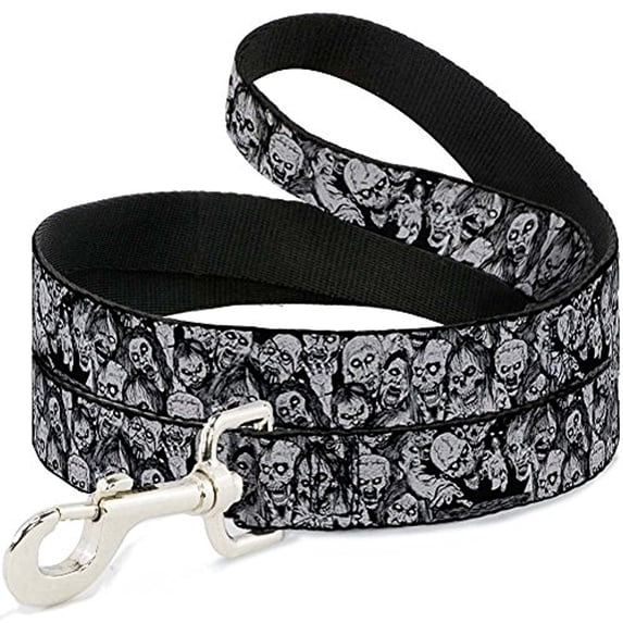 Buckle-Down "Zombie Skulls Sketch" Dog Leash