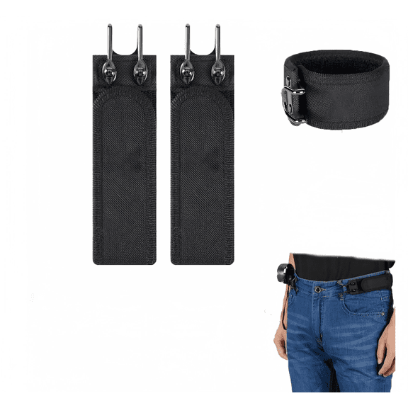 Buckle Free Belts for Men, No Buckle Belts Men,Unisex Buckleless Belt Buckleless Hook Design for Outdoor & Edc