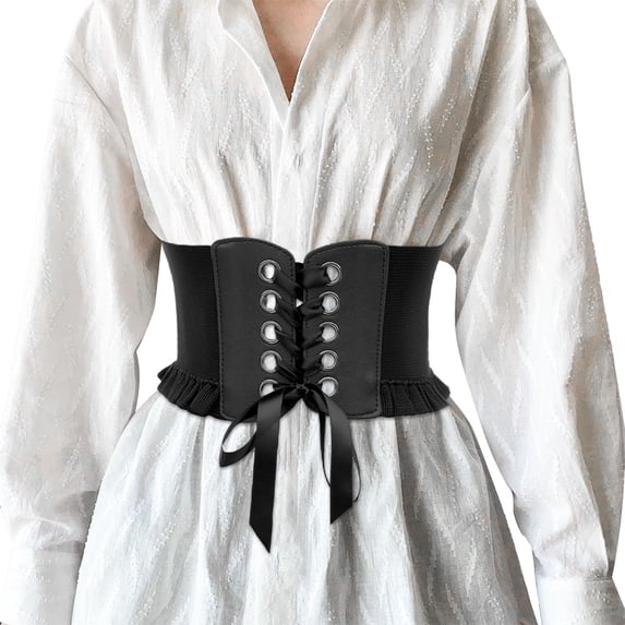 Buckle-Less Adjustable Waist Strap Waist Belts Buckless No-Buckle Adjustable Waist Strap Metal Hook Tactical Elastic Belt for Women Valentine's Day Gift
