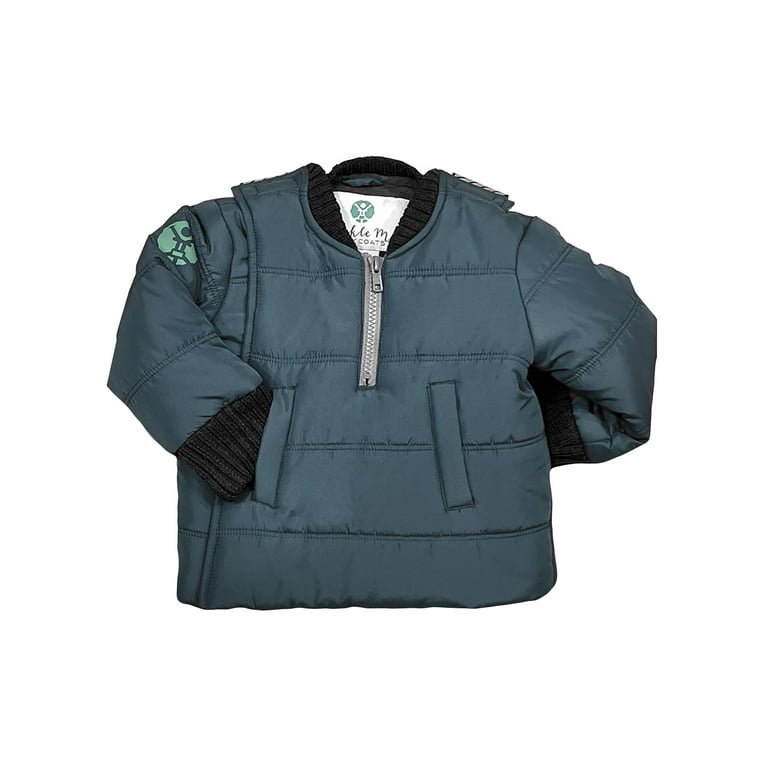 Buckle Me Baby Coat - Safer Car Seat Coat Boys Winter Jacket - Deepest of  Oceans Blue - Size 4T 