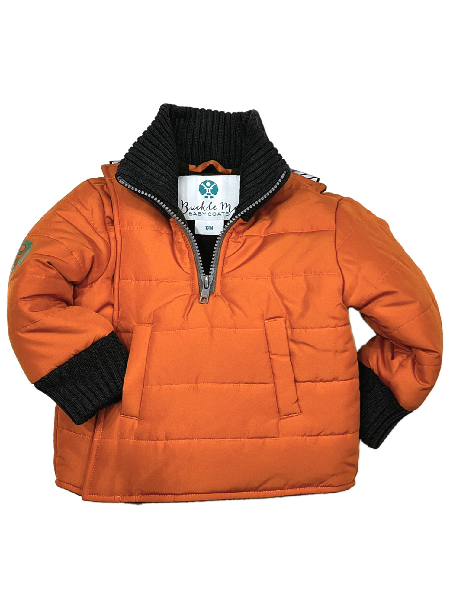 Toasty Car Seat Coat - 6 / Deepest of Oceans by Buckle Me Baby Coats