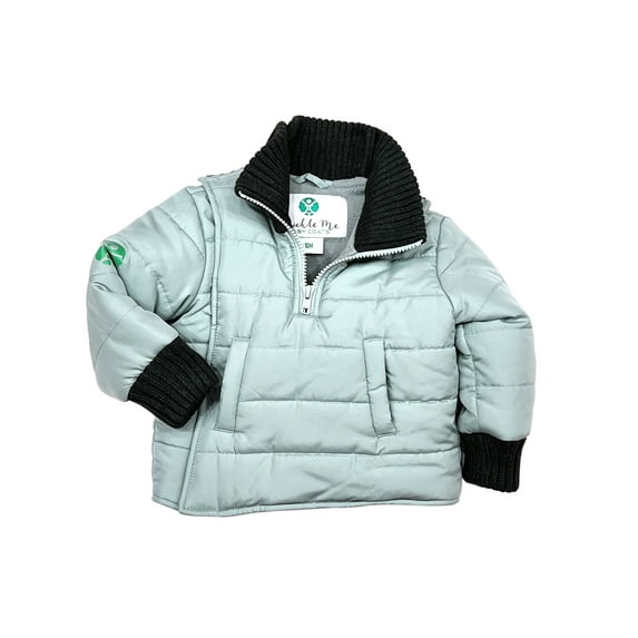 Buckle Me Baby Coat - Safer Car Seat Coat Unisex Winter Jacket for Toddlers- Ice Ice Baby Collard Toastier - Size 3T - As Seen On Shark Tank