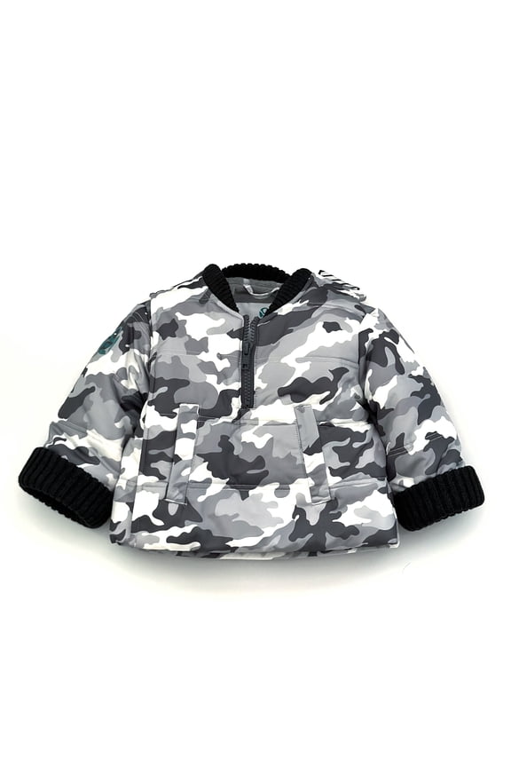 Coats - Safer Car Seat Toddler Girls Warm Winter Jacket/Quick Close Winter Coat - Camo Black / White- Size 3T - As Seen On Shark Tank