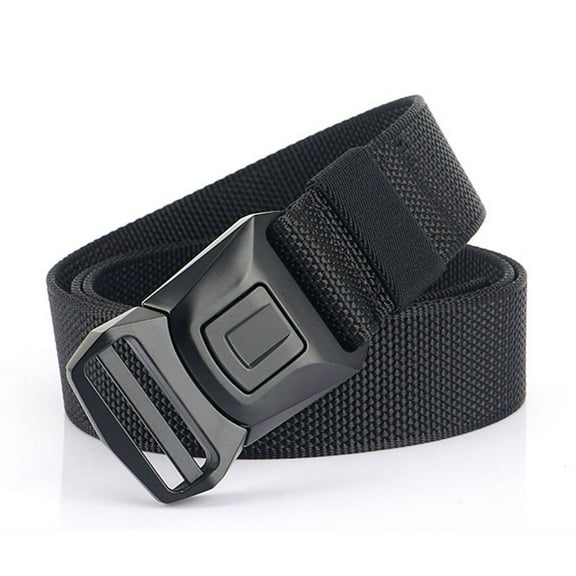 Buckle Men Belt Adjustable Length Multifunctional Wearproof Breathable Outdoor Sports Belt