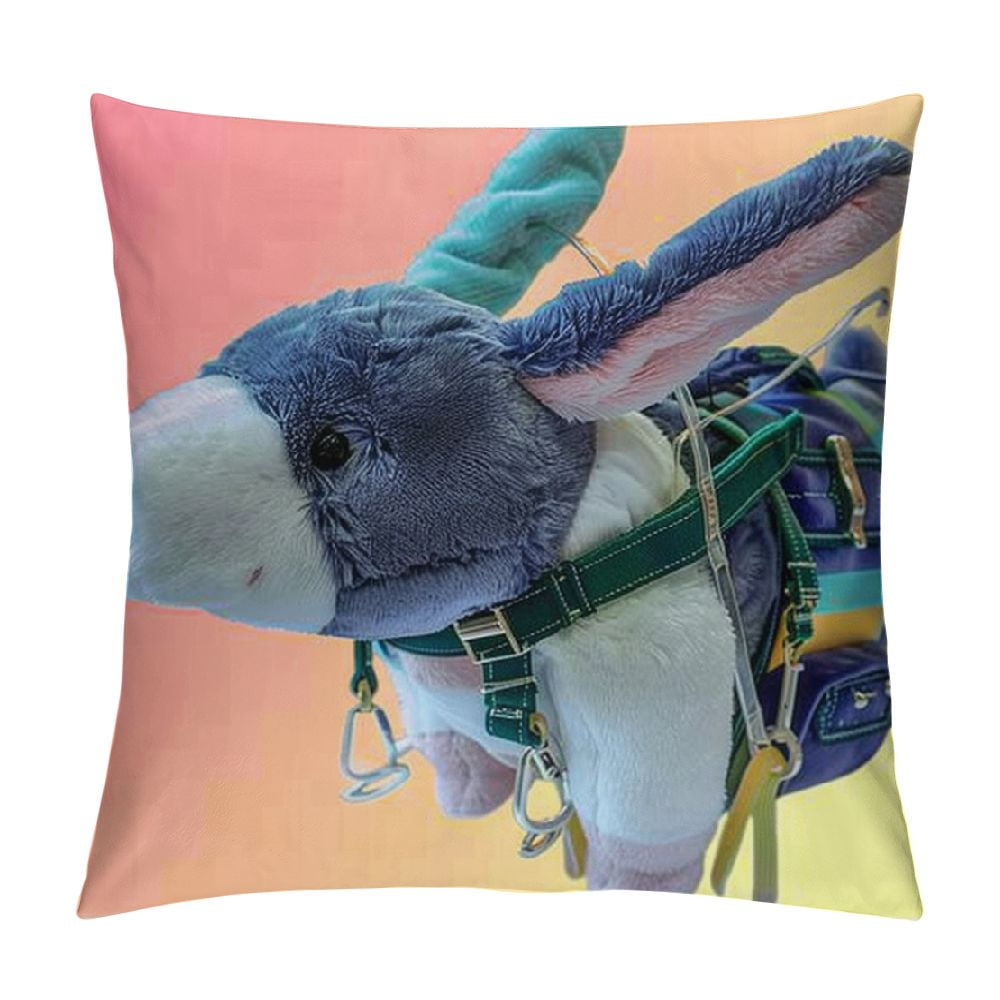 Buckle Pillow Sensory Narwhal Stuffed Animal Fine Motor Development Toy Activity Plushie