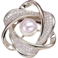 thumbnail image 1 of Dress for Heart Scarf Versatile Scarf Clip Clip Ring Buckle Brooch Rhinestone Brooch Channel and Brooches for Women (Gold, One Size), 1 of 6