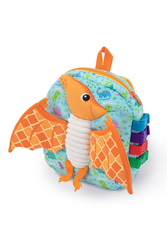 s - Breezy Pterodactyl Dinosaur Backpack - Educational Pre-K Learning Activity Toy - Develop Fine Motor Skills - Great Gift for Toddlers and Kids