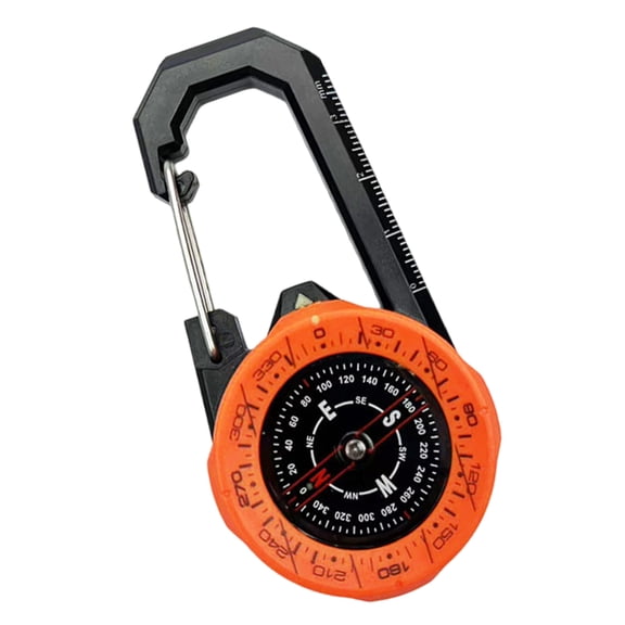 Buckle Type Compasses Portable Outdoor Sports Directional Guide Carabiner Compasses