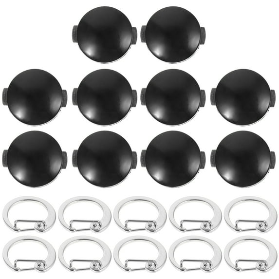 Buckle Uniform Badge Fixator Button Fixed Holder Plastic Metal