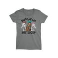 thumbnail image 1 of Buckle Up Buttercup Horses Gray Graphic T-Shirt - 2XL, 1 of 1