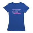 thumbnail image 1 of Buckle Up Buttercup Shopping Day Women Royal Blue T-Shirt, Female Large, 1 of 2