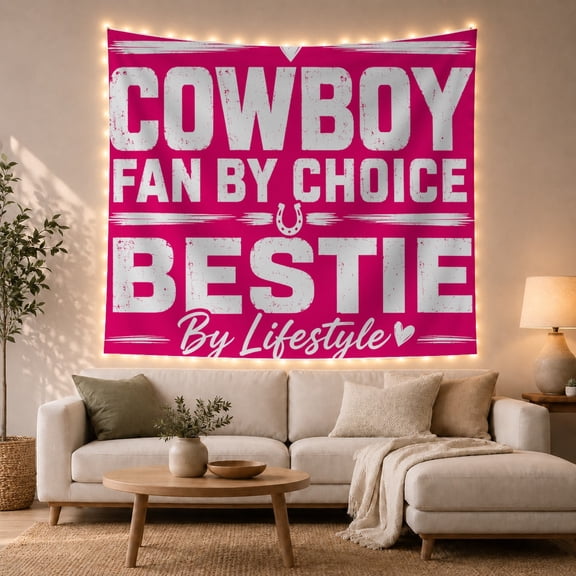 Buckle Up Distressed Typography Tapestry Wall Hanging