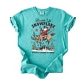 thumbnail image 1 of Buckle Up Snowflake Santa's Coming to Town Unisex Shirt Western Christmas Tee for Men & Women Seafoam Shirt Adult X-Large, 1 of 4