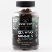 Bucklebury Wildcrafted Irish Sea Moss Gummies 60 Count
