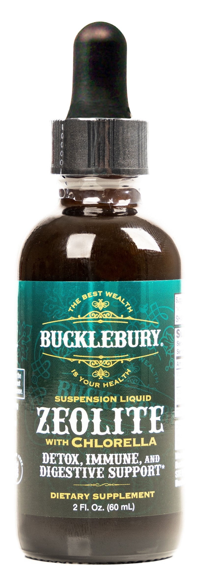 Bucklebury Zeolite Liquid Suspension w/Chlorella Detox, Immune System