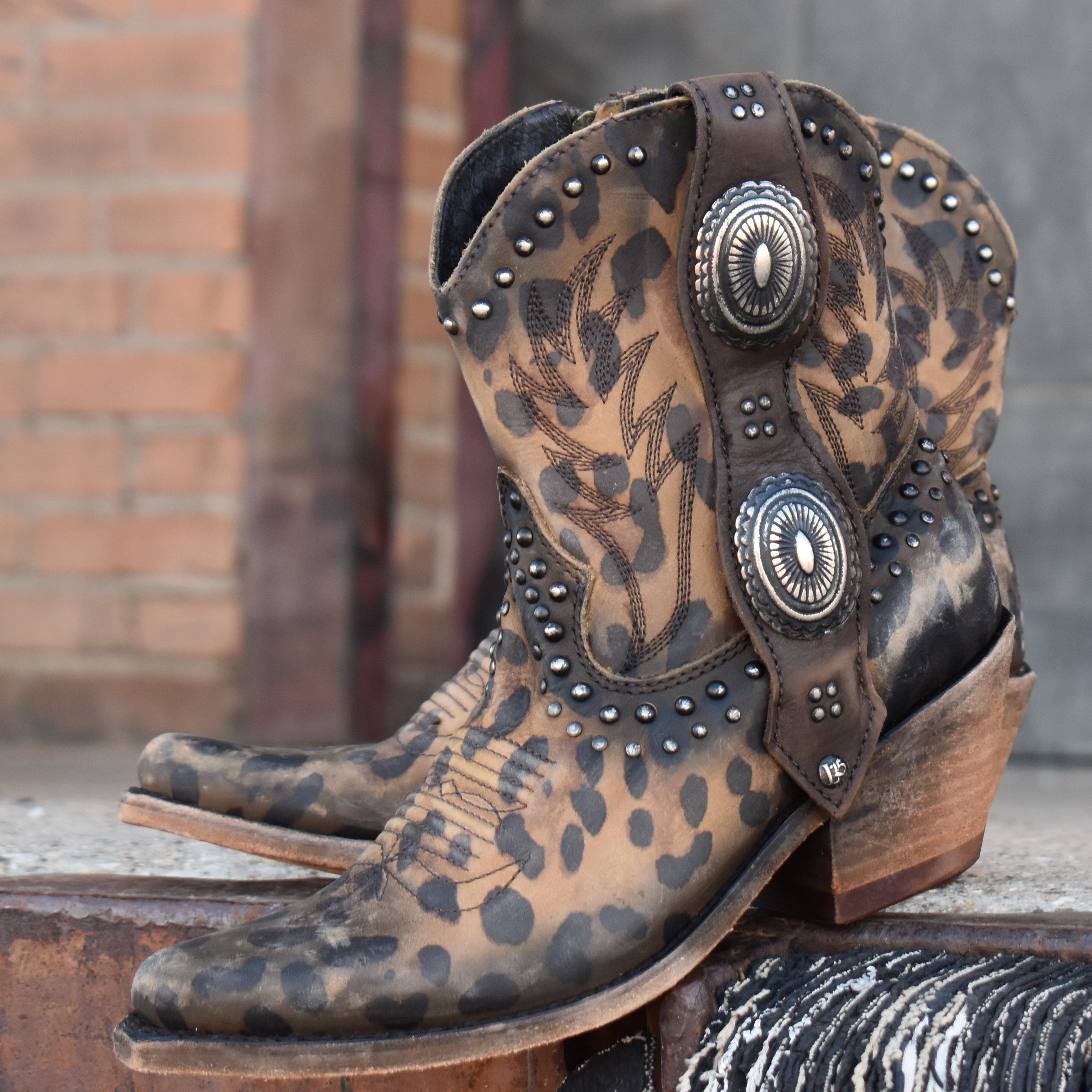 Liberty black concho clearance boots