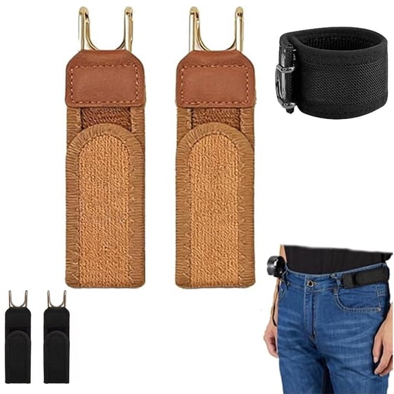 Buckleless Belt Hook, Tactical Metal Hook Elastic Belt, Comfortable and Easy To Use, Gift for men, Valentine's Day gift