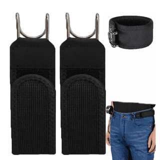 Buckleless Belt for Men, 2026 Upgraded No Buckle Adjustable Side Belt 1.5 inch Wide, Invisible Elastic Webbing for All Pants