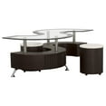 thumbnail image 1 of Buckley 3-piece Coffee Table and Stools Set Cappuccino, 1 of 9
