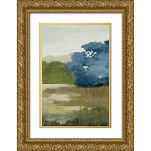 Buckley, Mary Parker 11x14 Gold Ornate Wood Framed with Double Matting Museum Art Print Titled - Prelude II