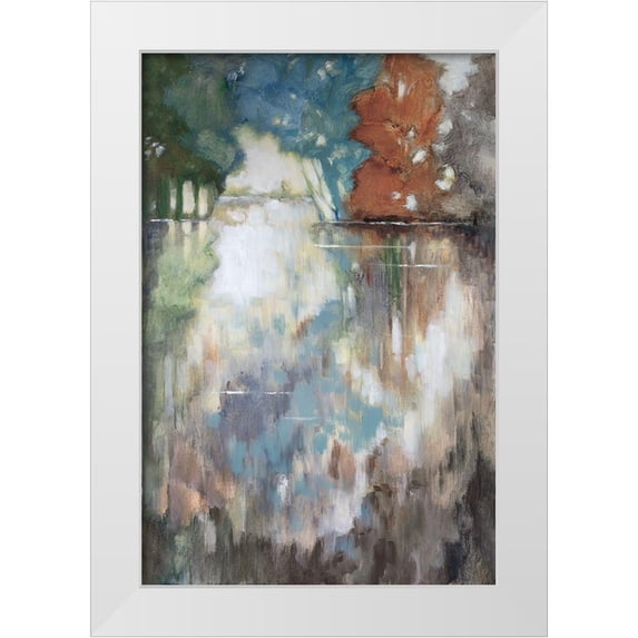 Buckley, Mary Parker 11x14 White Modern Wood Framed Museum Art Print Titled - Misty Morning
