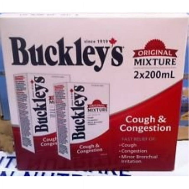 Buckley's Cough & Congestion Syrup Original 2x200ml {Imported from