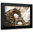 thumbnail image 1 of Bucklin 18x14 Black Modern Framed Museum Art Print Titled - An Alien in Paris, 1 of 5
