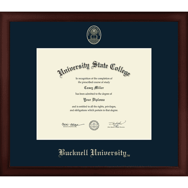 Bucknell University Diploma Frame, Document Size 10" x 8"
