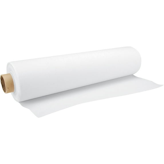 Buckram 25" Wide 100% Cotton 25yd ROT-White, Pk 25, James Thompson